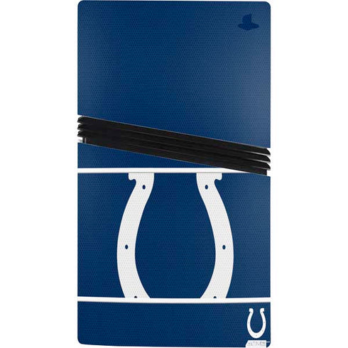 NFL Indianapolis Colts Zone Block PS5 Pro Console Skin
